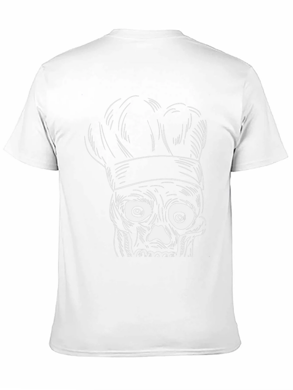 Chef Skull Graphic T-Shirt - Black product image 9