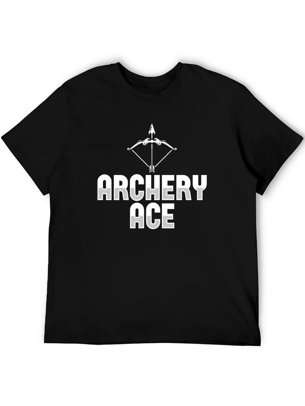 Archery Ace Graphic Tee - Black Crew Neck T-Shirt product image 5