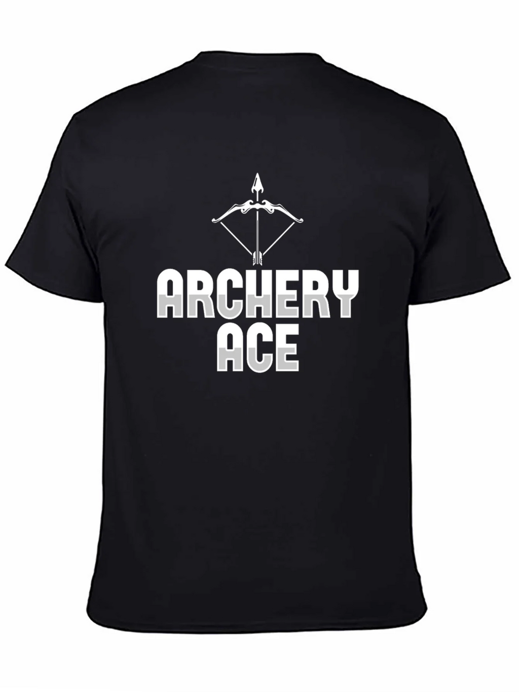 Archery Ace Graphic Tee - Black Crew Neck T-Shirt product image 4