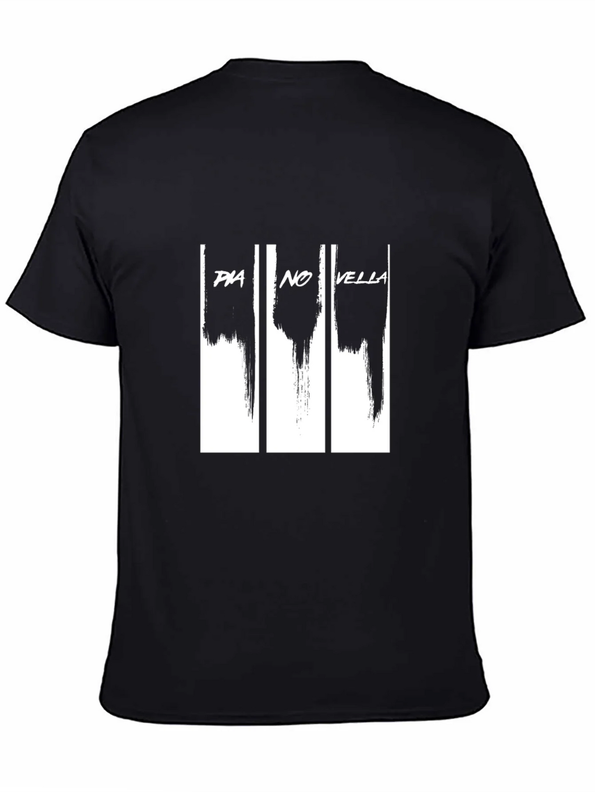 Pia No Vella Graphic Print Black T-Shirt product image 4