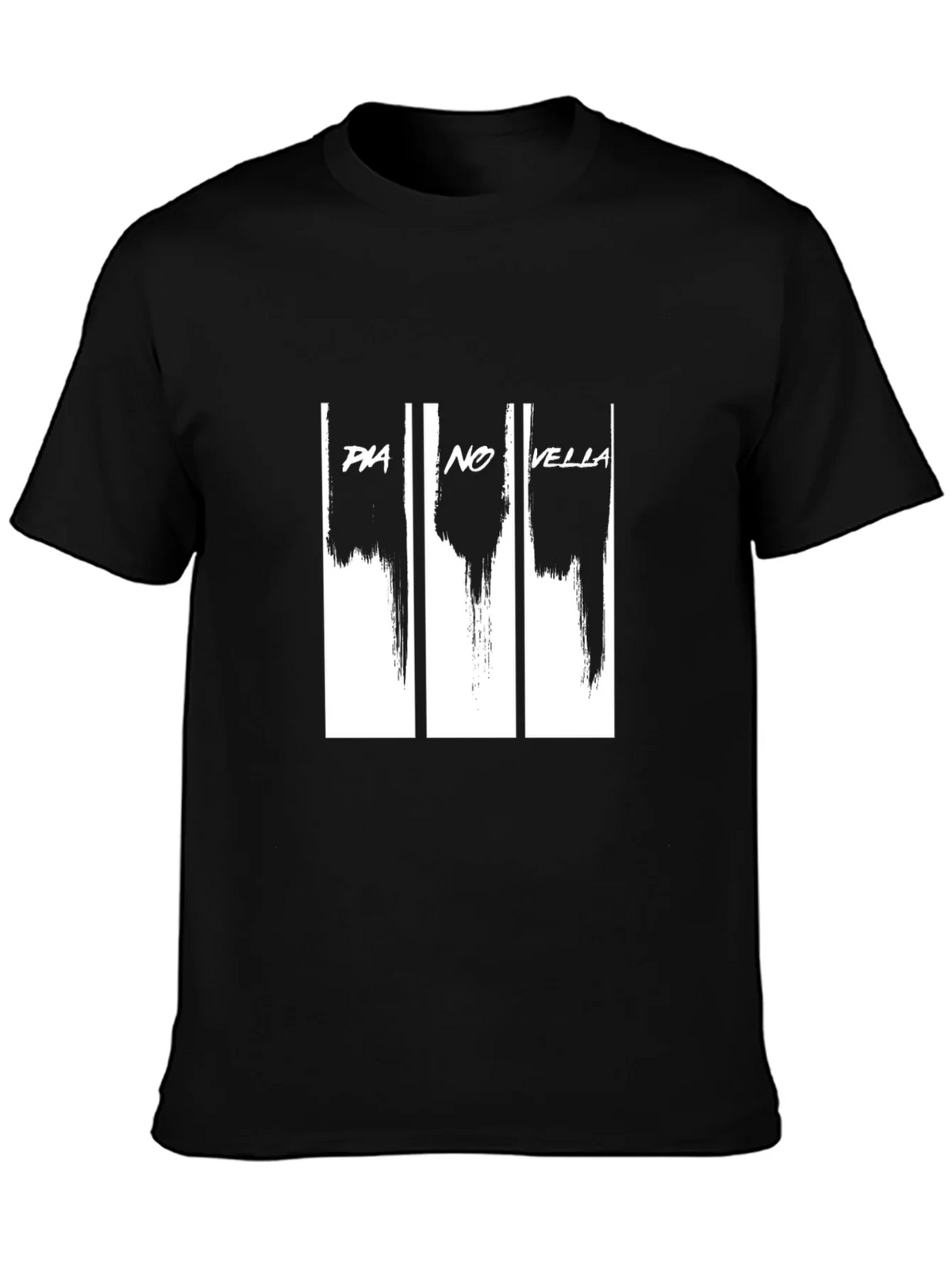 Pia No Vella Graphic Print Black T-Shirt product image 3