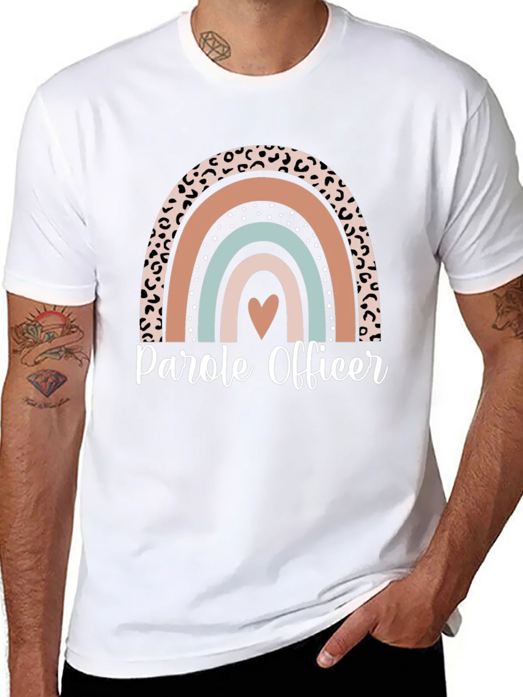 Parole Officer Rainbow Graphic Tee product image 5