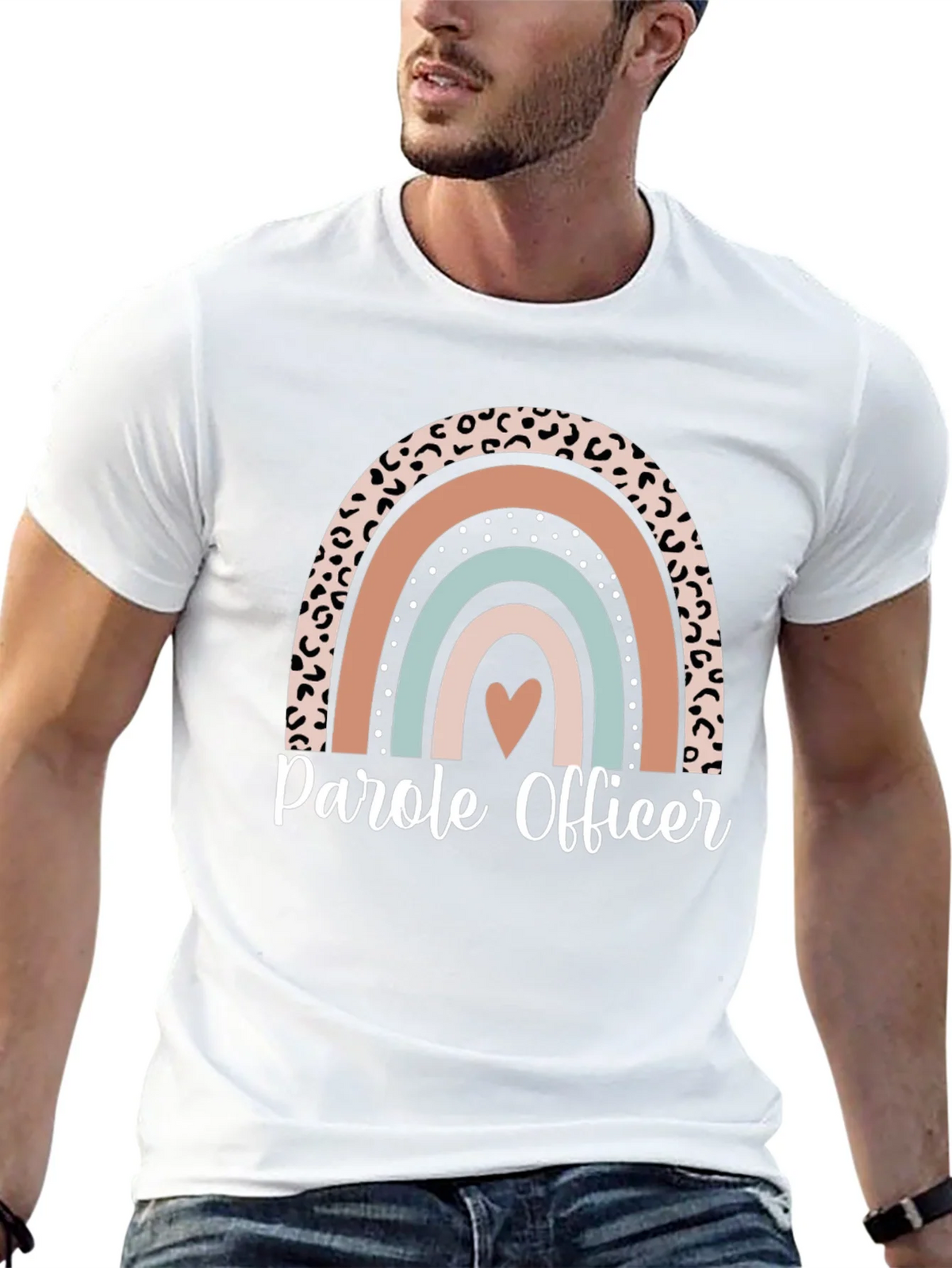 Parole Officer Rainbow Graphic Tee product image 8