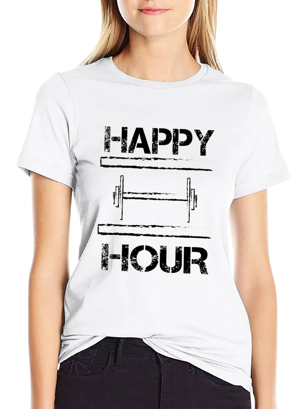 Happy Hour Workout T-Shirt - Gym Humor product image 8
