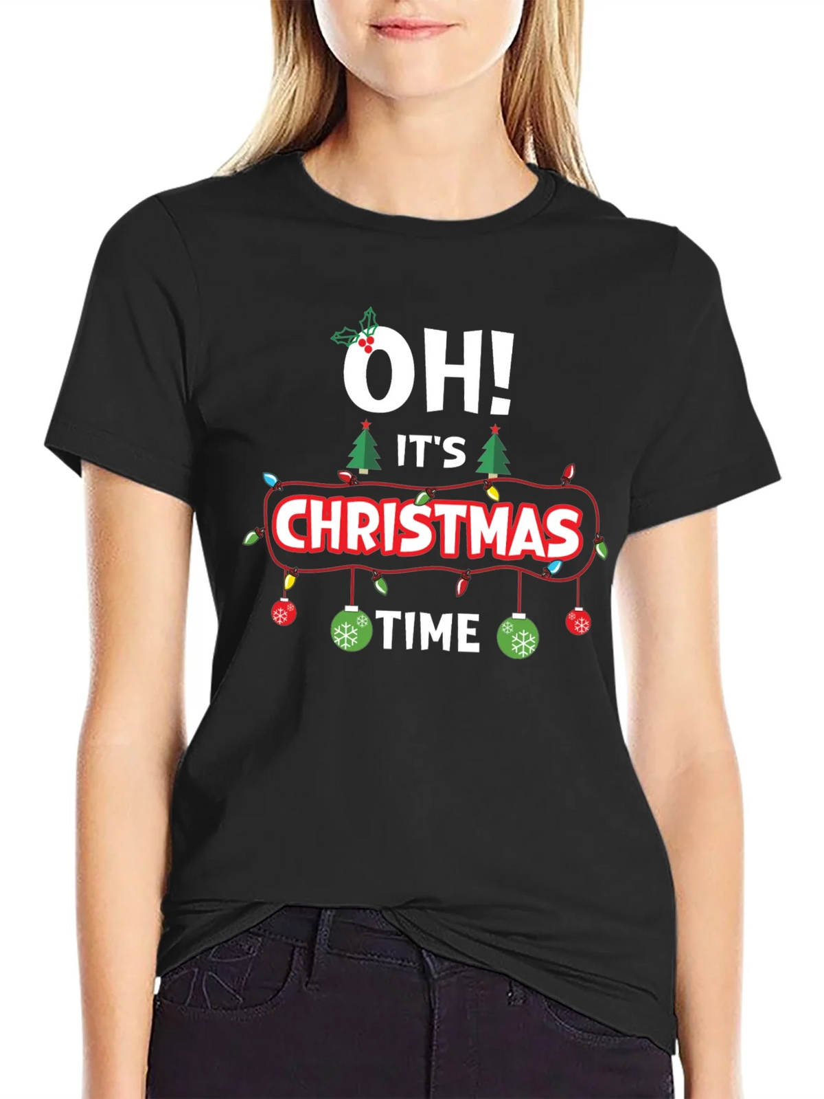 Oh! Its Christmas Time Graphic T-Shirt product image 2