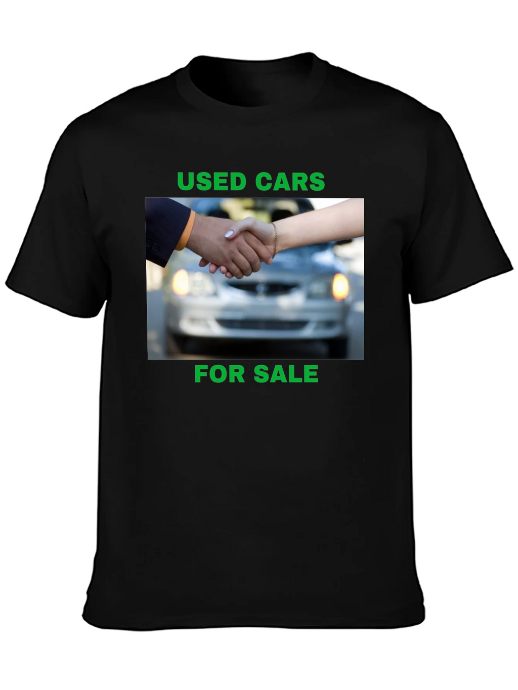 Used Cars For Sale Black T-Shirt product image 3