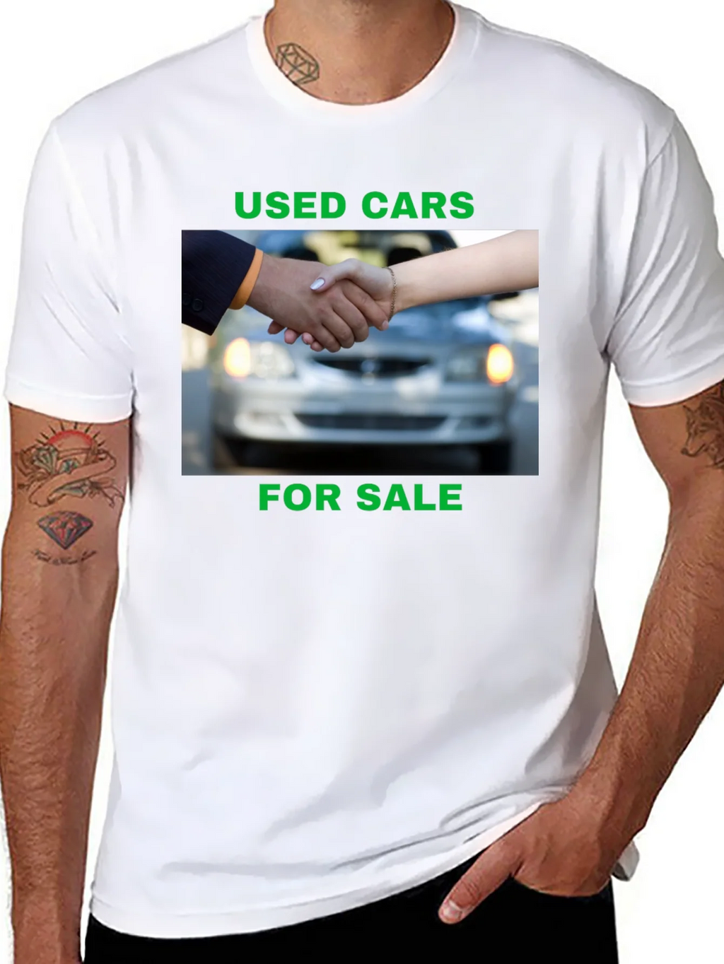 Used Cars For Sale Black T-Shirt product image 7