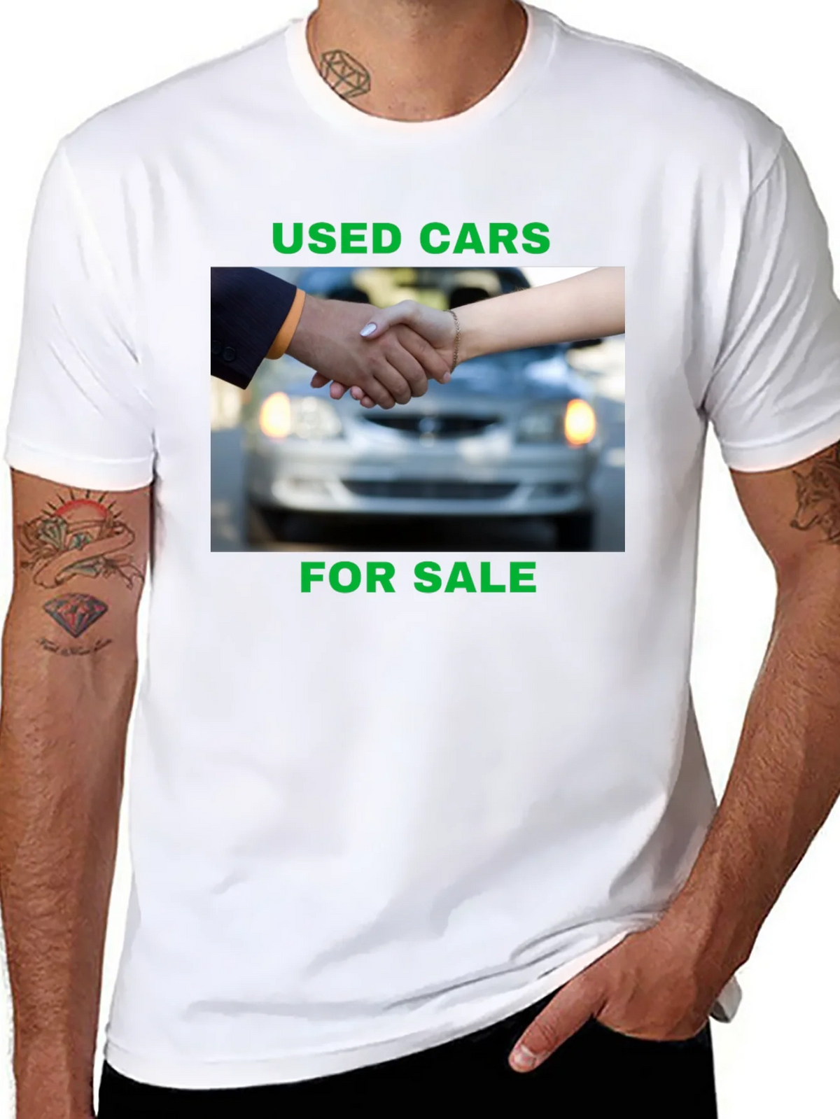 Used Cars For Sale Black T-Shirt product image 7
