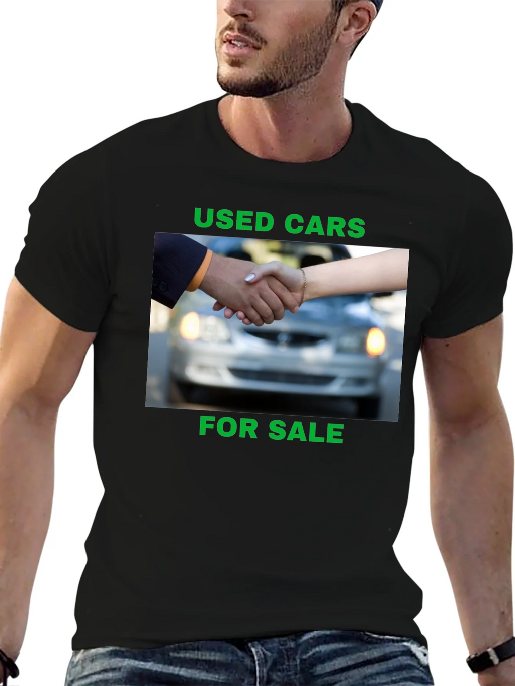 Used Cars For Sale Black T-Shirt product image 6