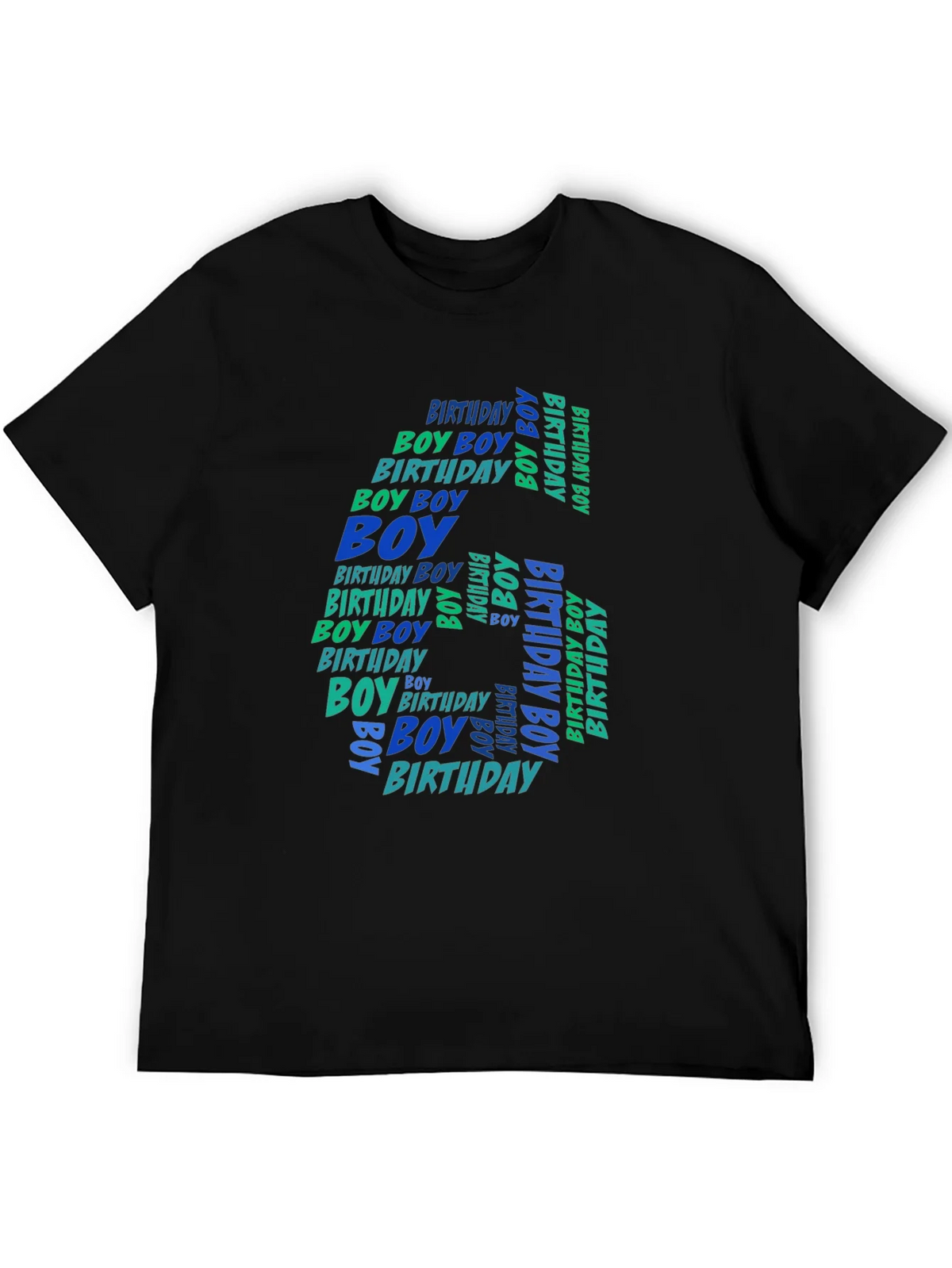 6th Birthday Boy T-Shirt product image 5