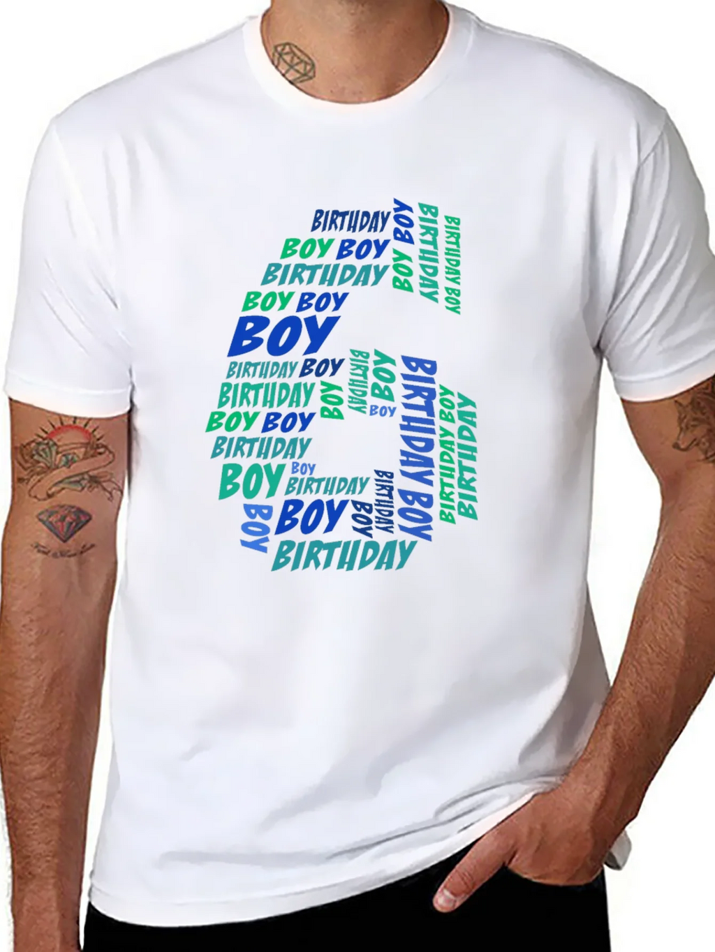6th Birthday Boy T-Shirt product image 7