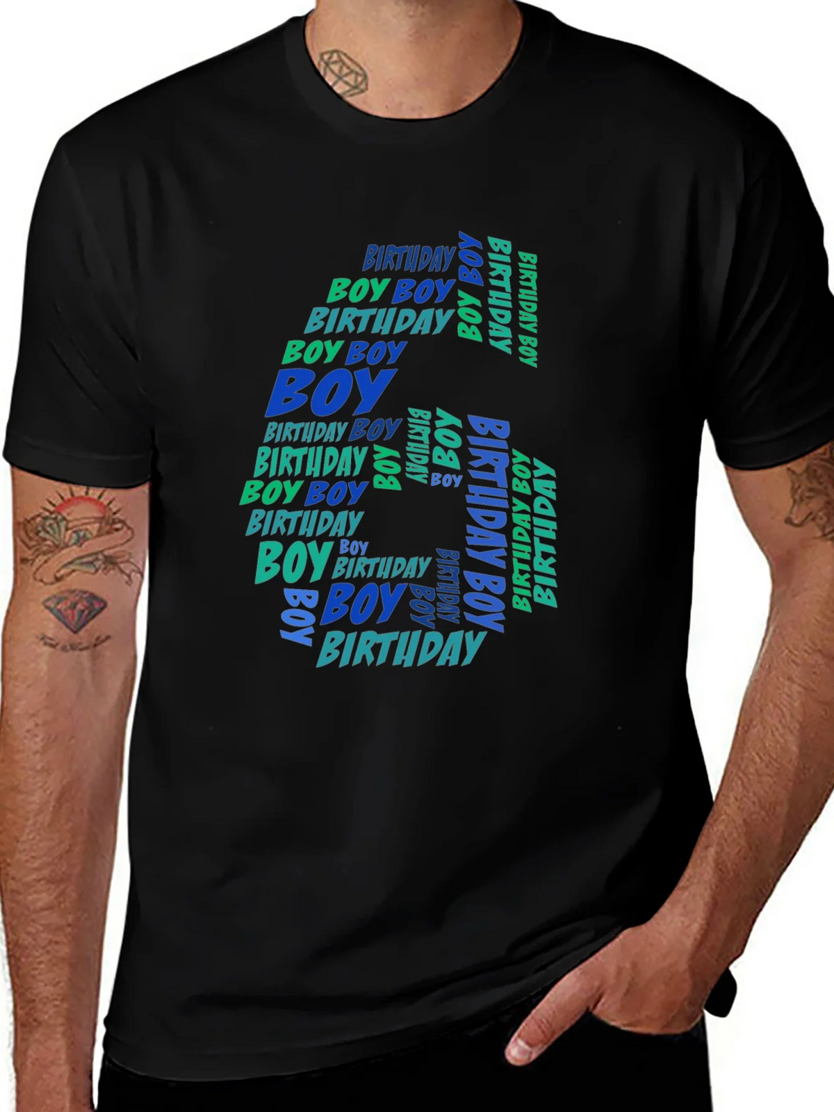 6th Birthday Boy T-Shirt product image 1