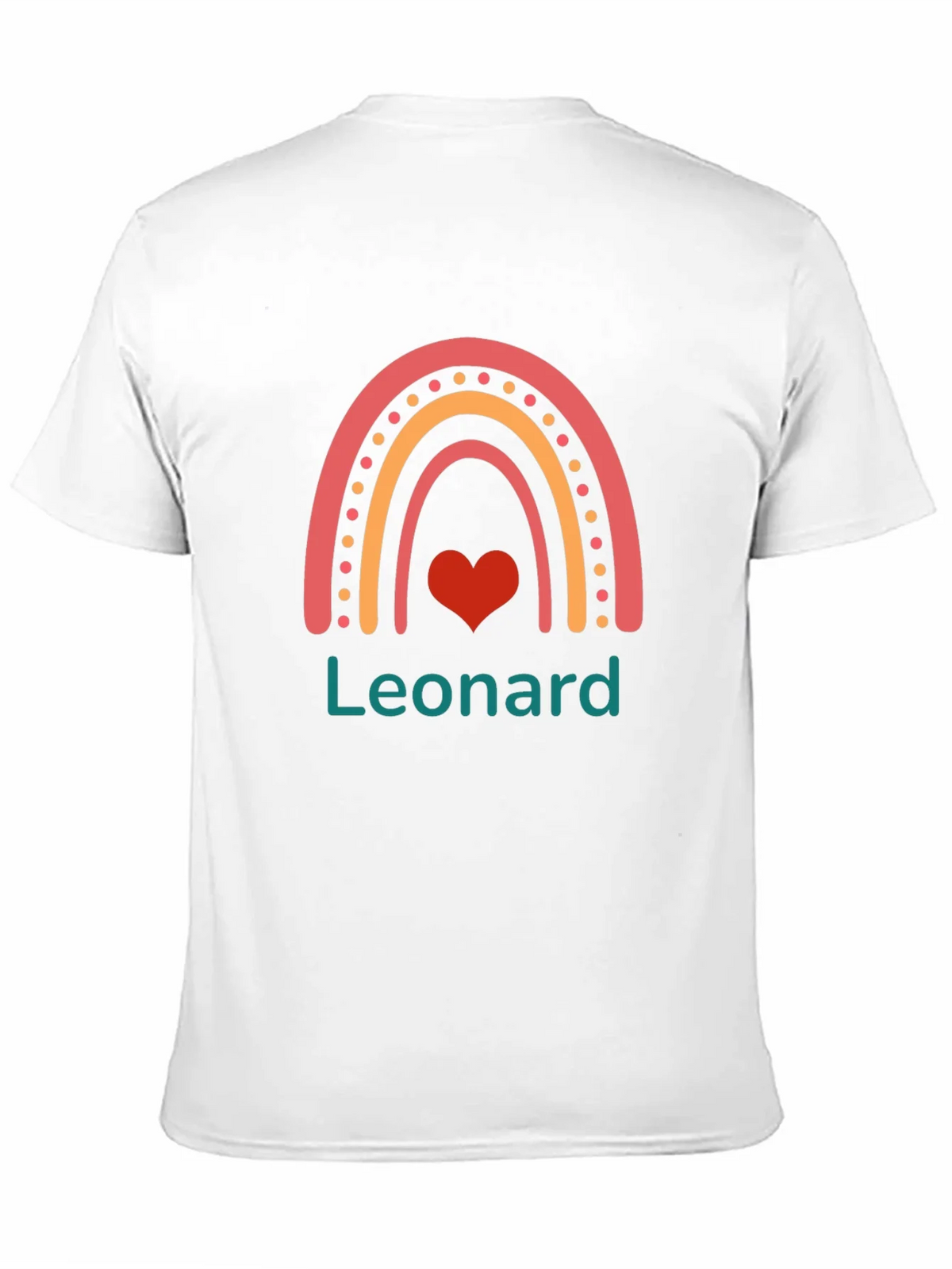 Leonard Rainbow Heart Graphic Tee - Cute & Stylish product image 10