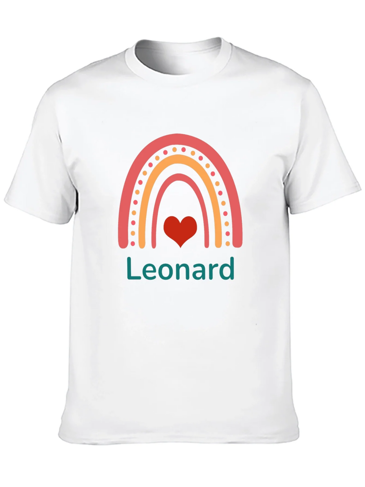 Leonard Rainbow Heart Graphic Tee - Cute & Stylish product image 9
