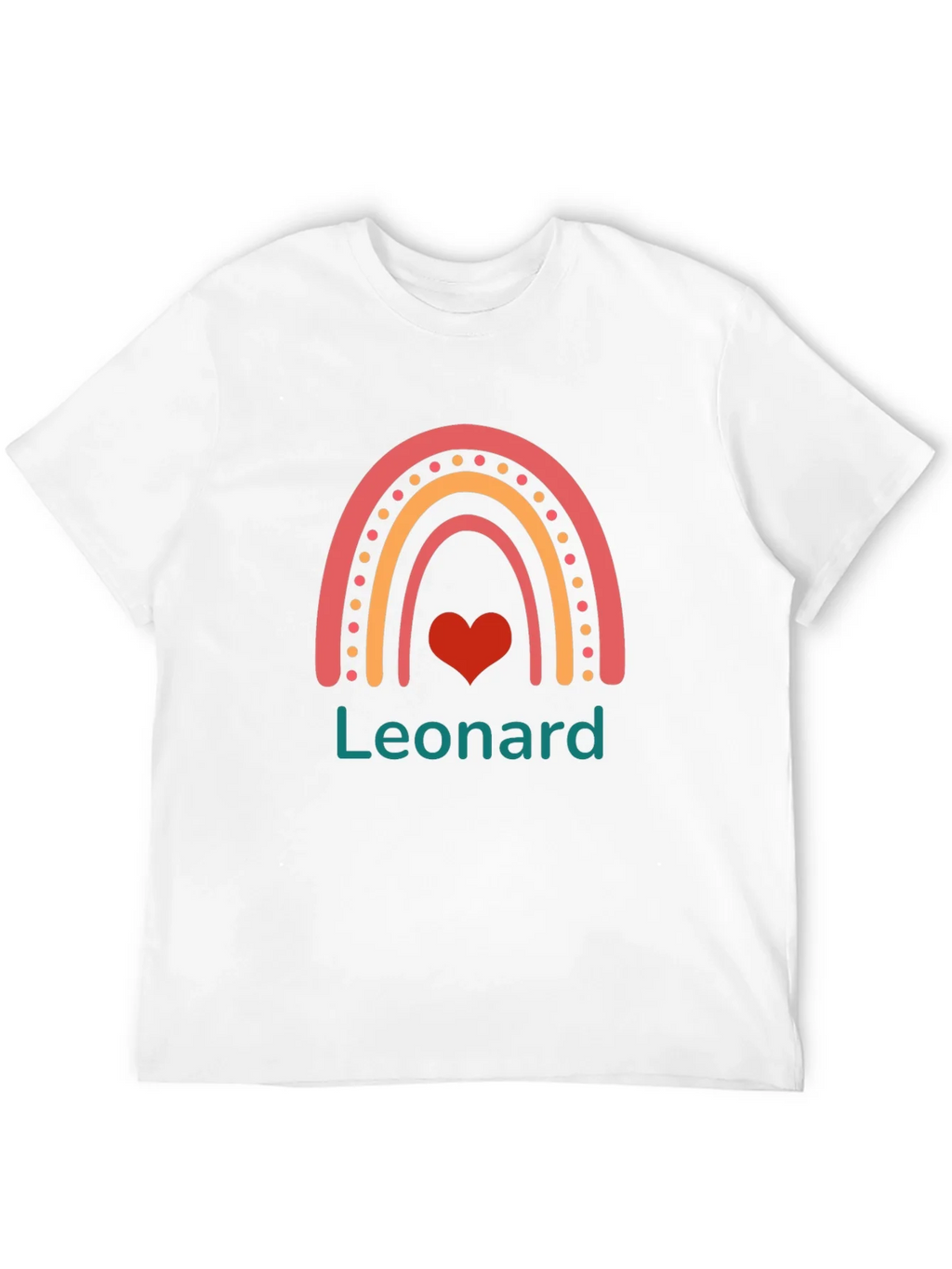 Leonard Rainbow Heart Graphic Tee - Cute & Stylish product image 11