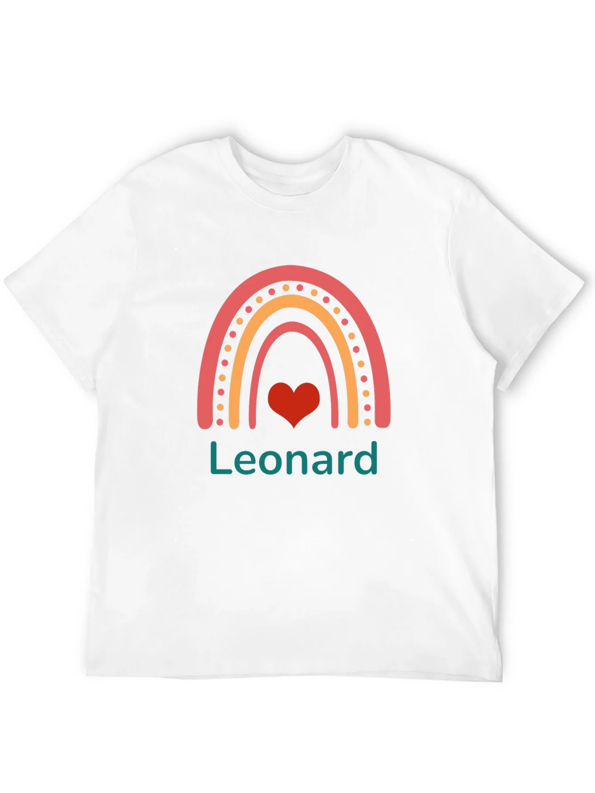 Leonard Rainbow Heart Graphic Tee - Cute & Stylish product image 11