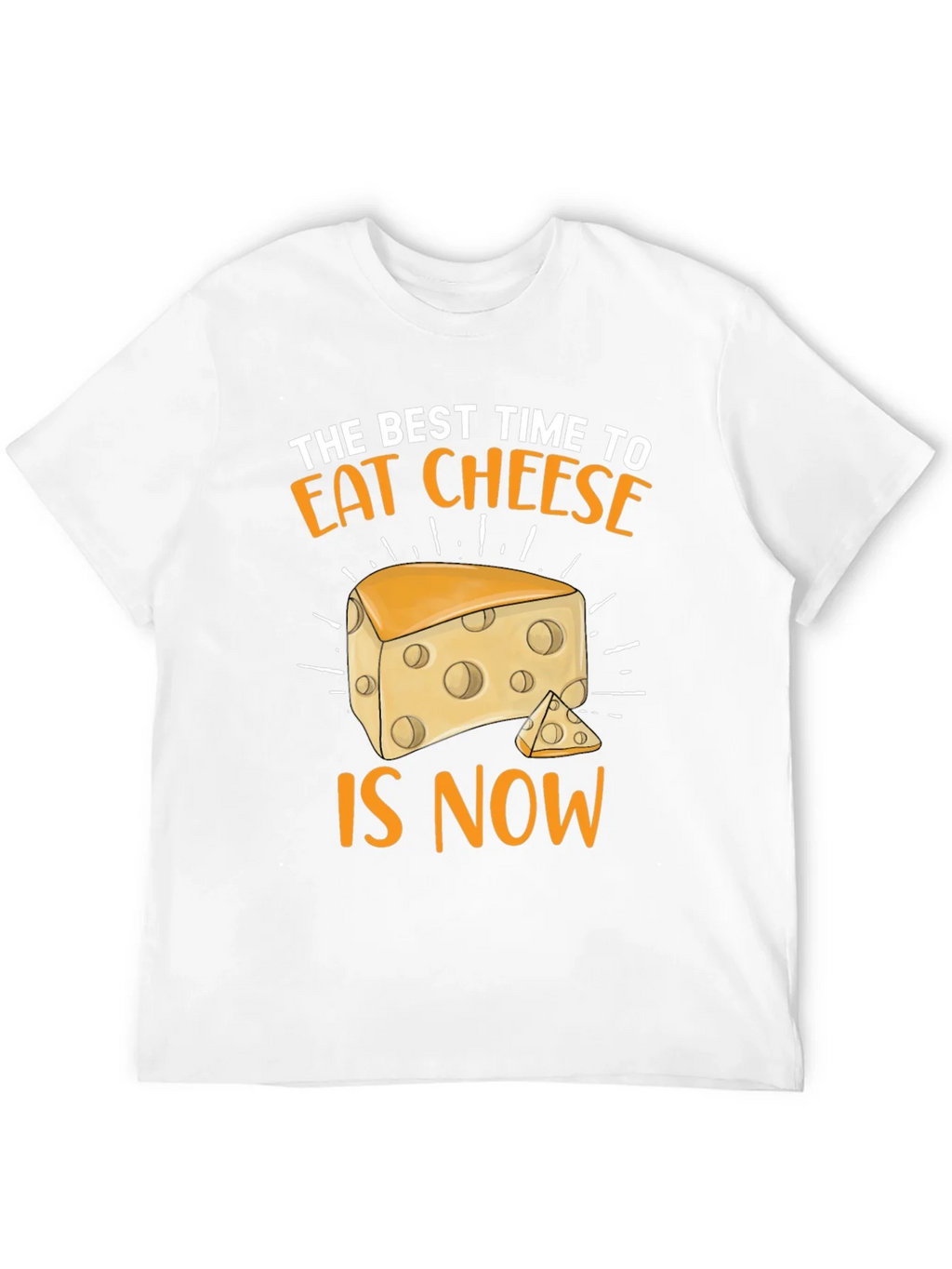 Funny Cheese Lover Graphic Tee - Best Time is Now product image 9