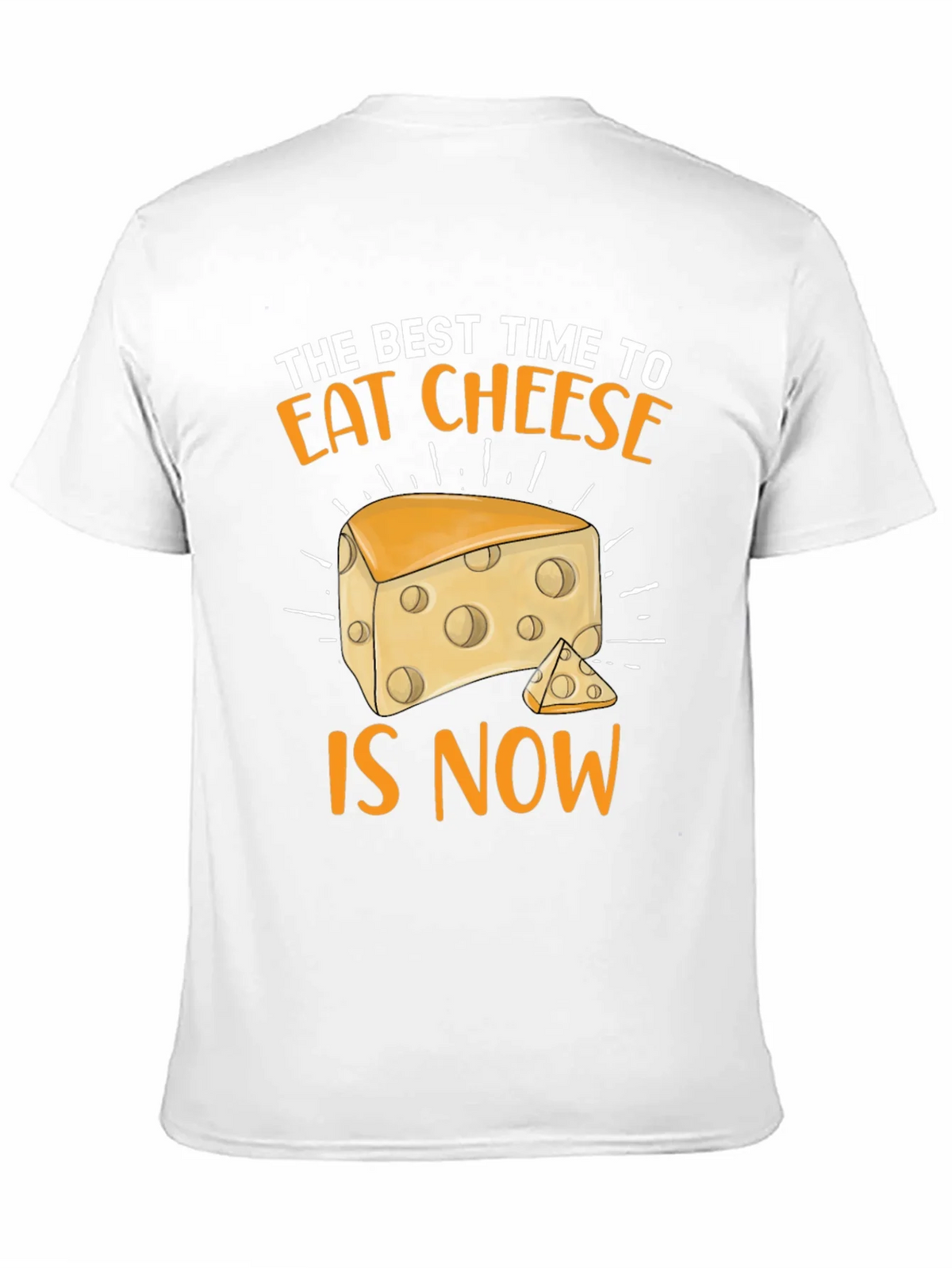 Funny Cheese Lover Graphic Tee - Best Time is Now product image 8