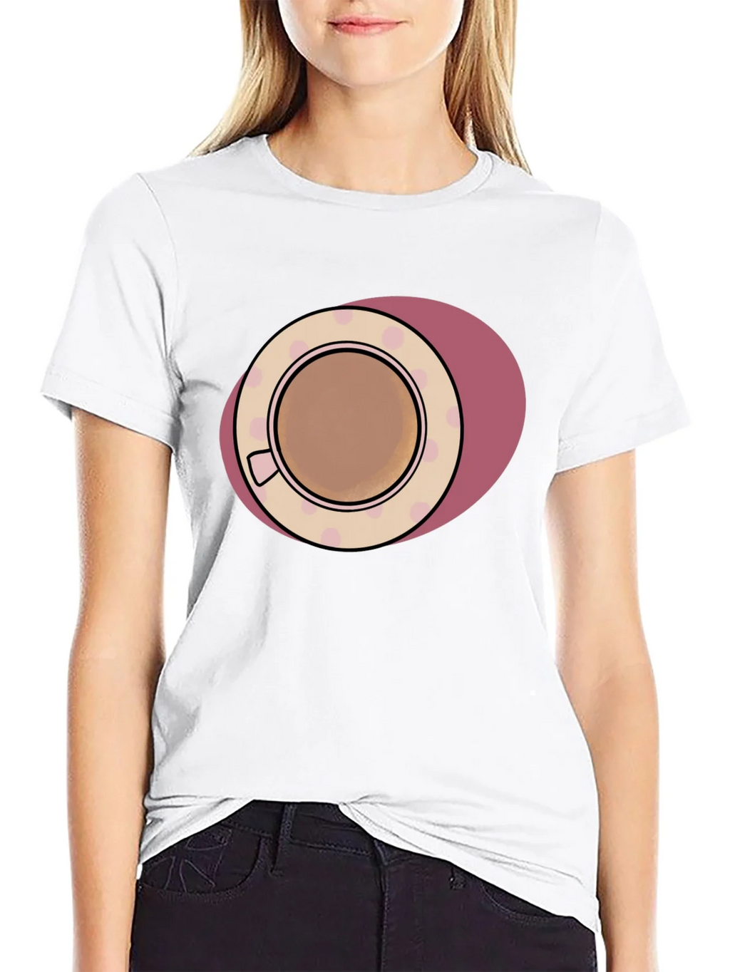 Coffee Cup Graphic T-Shirt - Casual & Stylish