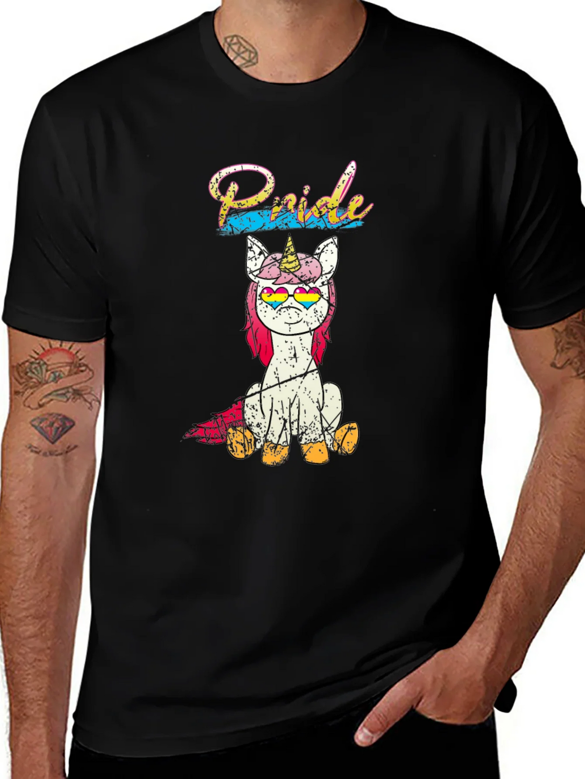 Pride Unicorn Graphic Tee product image 1