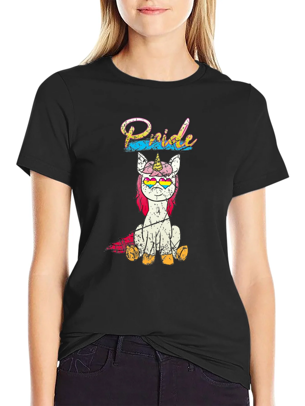 Pride Unicorn Graphic Tee product image 2