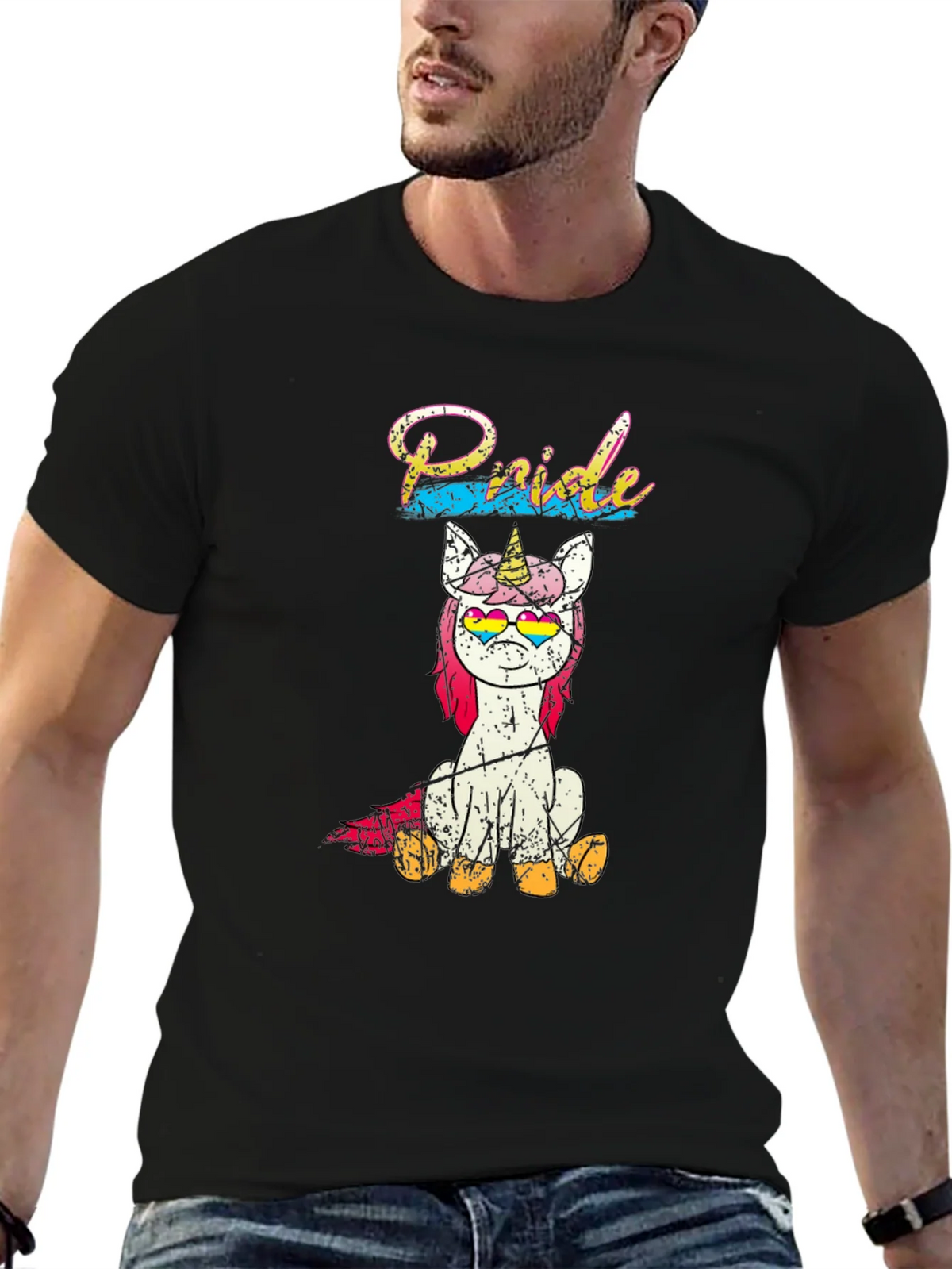Pride Unicorn Graphic Tee product image 6