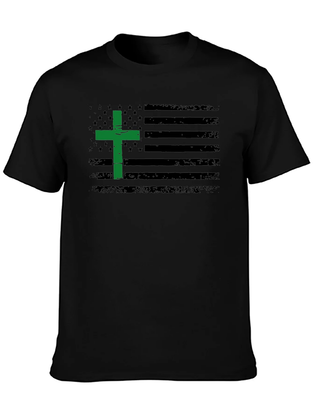 Patriotic Christian Flag T-Shirt product image 3