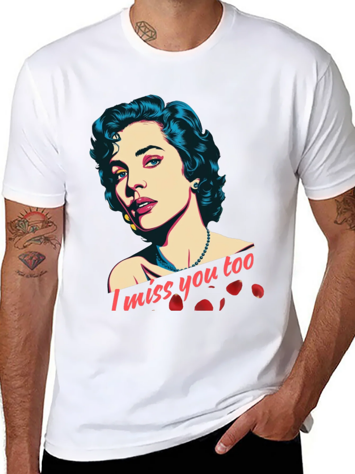 I Miss You Too Graphic T-Shirt product image 6