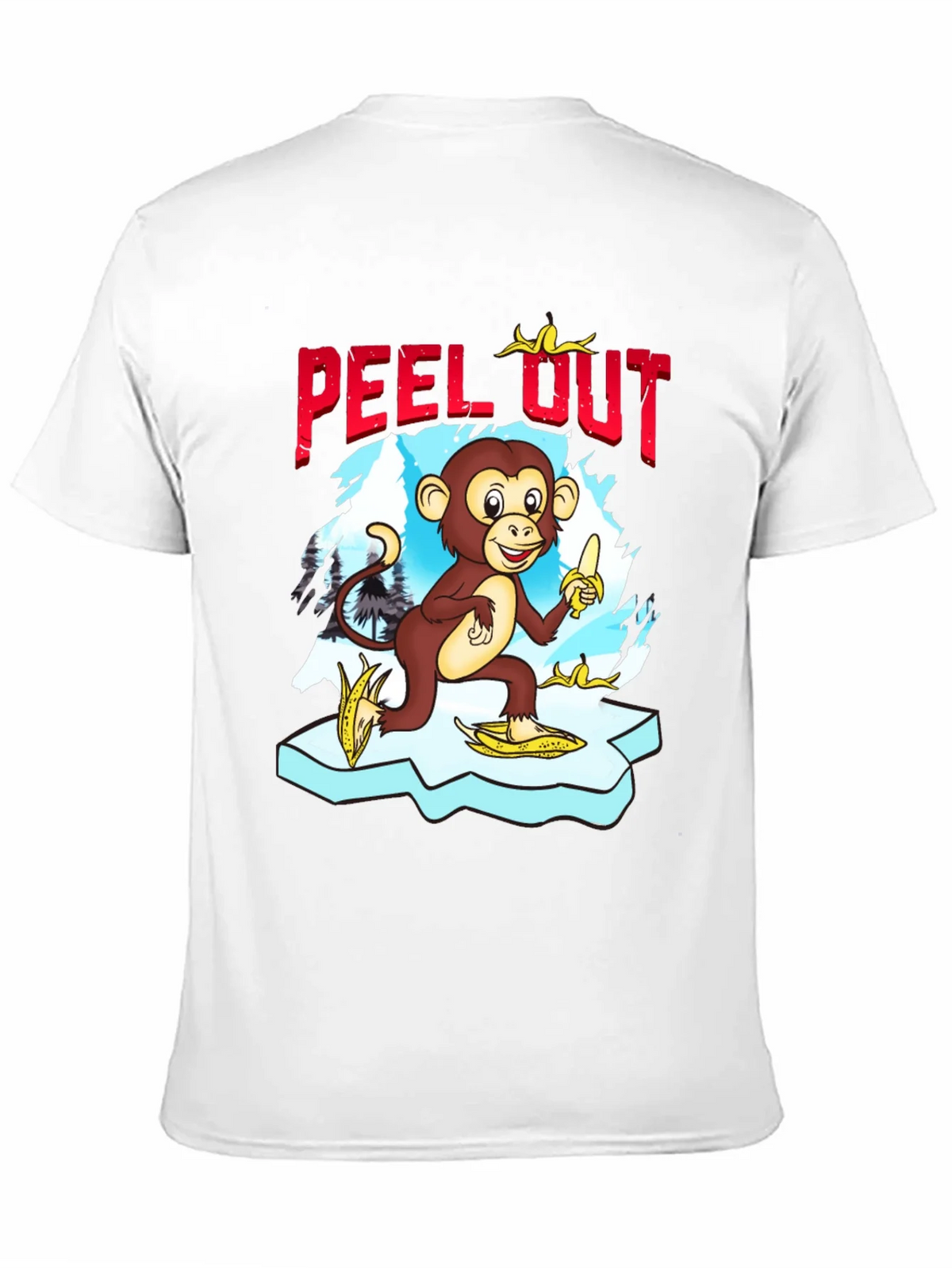 Peel Out Monkey T-Shirt - Funny Cartoon Tee product image 10