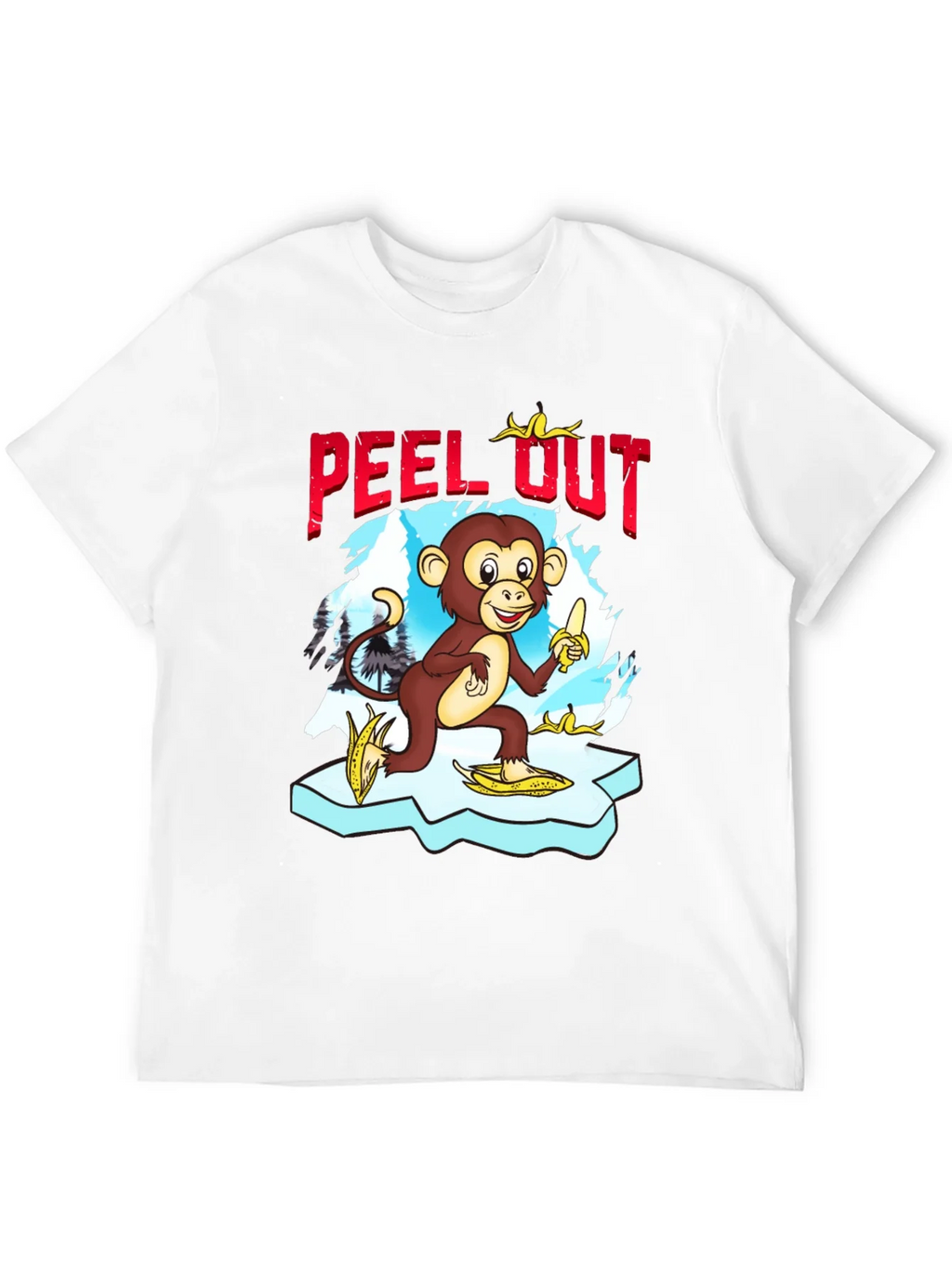 Peel Out Monkey T-Shirt - Funny Cartoon Tee product image 11