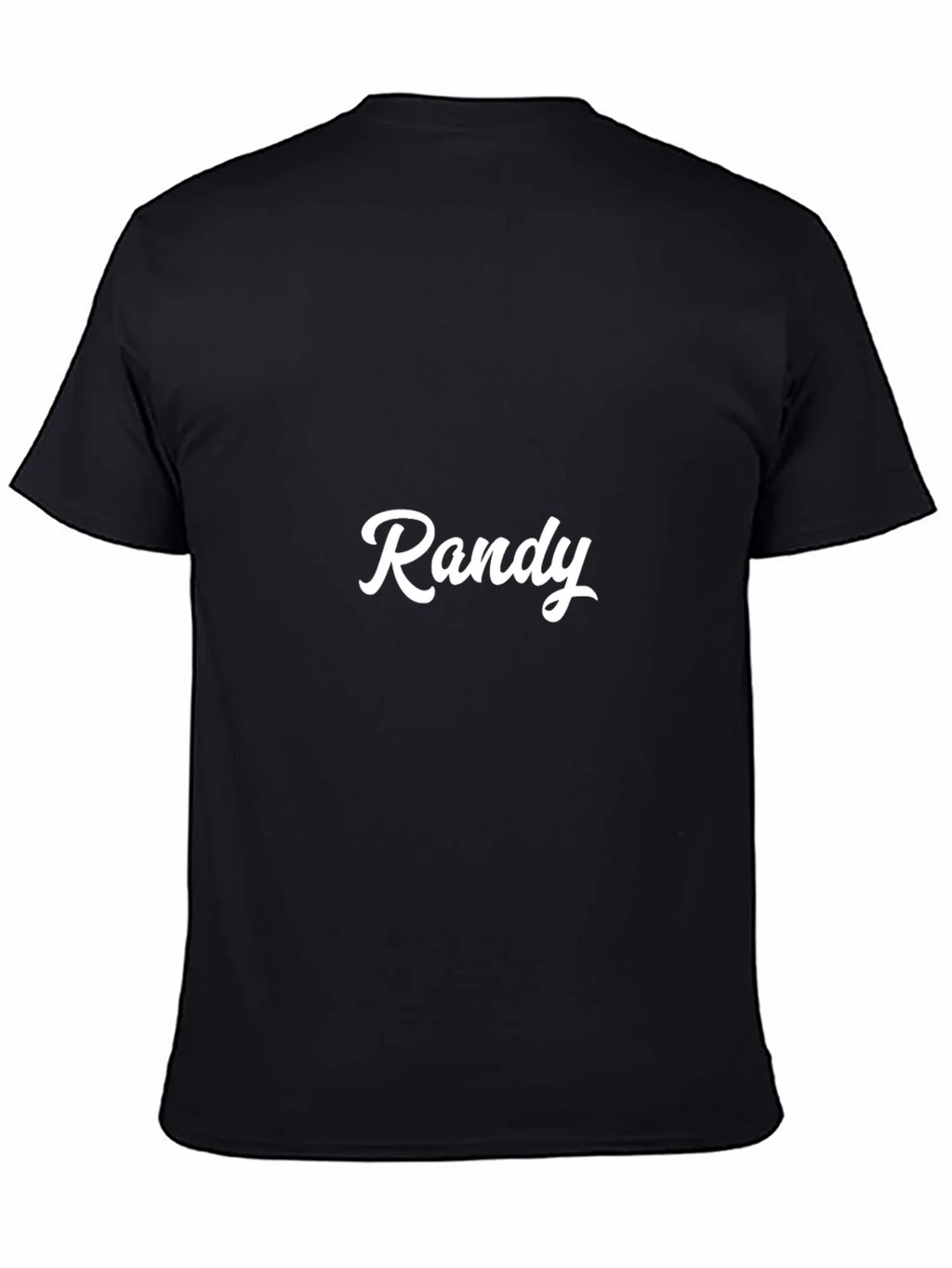 Personalized Randy Black T-Shirt - Custom Name Tee product image 4