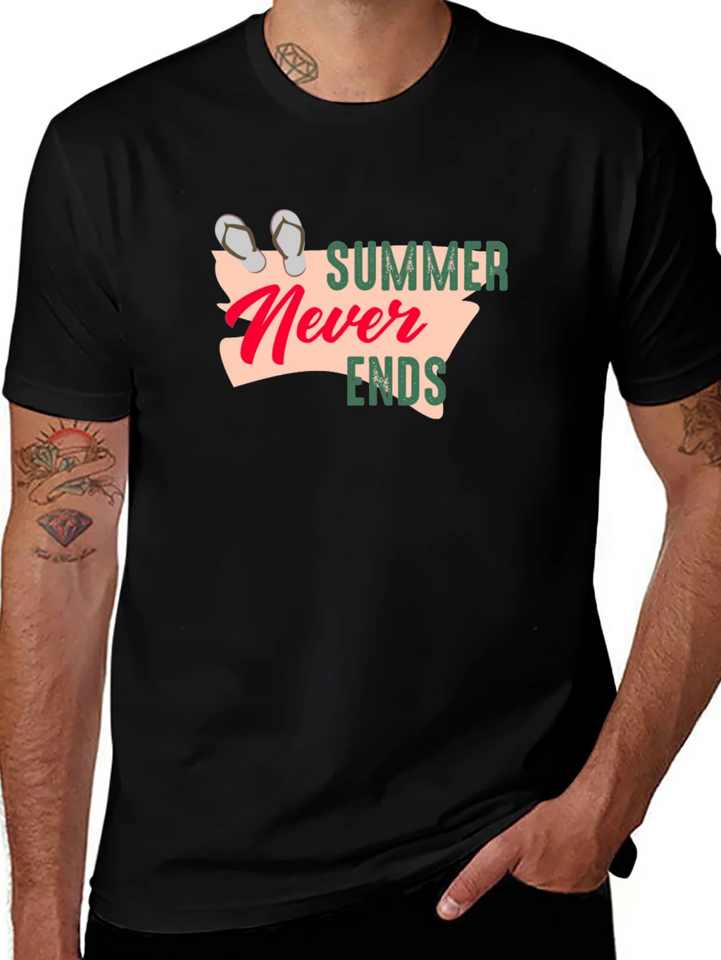 Summer Never Ends Graphic T-Shirt product image 1