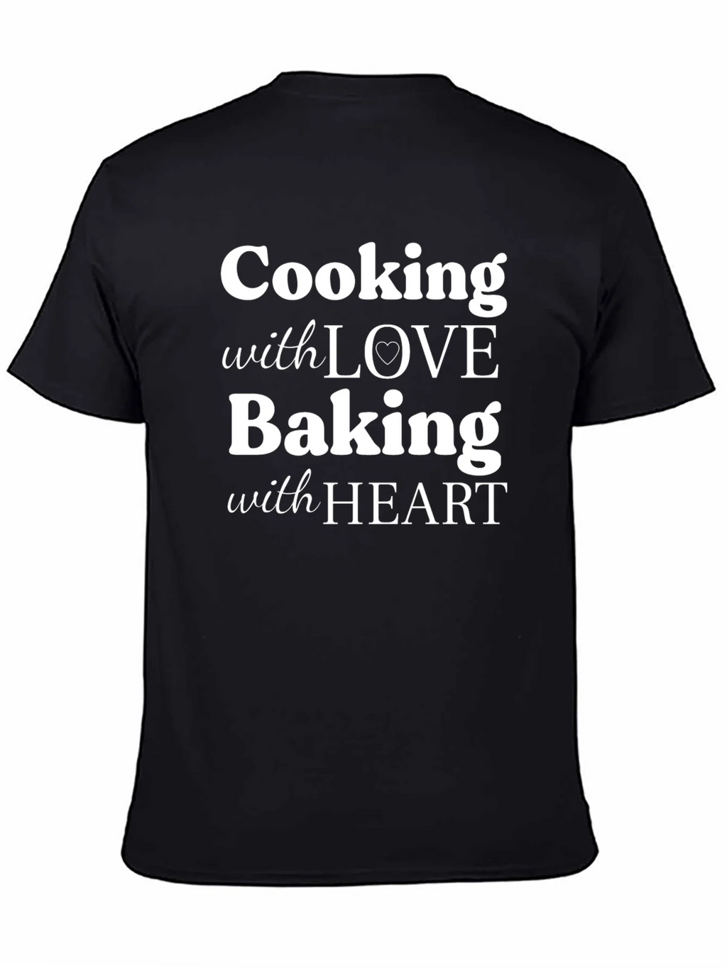 Cooking With Love Baking Heart Graphic T-Shirt product image 4