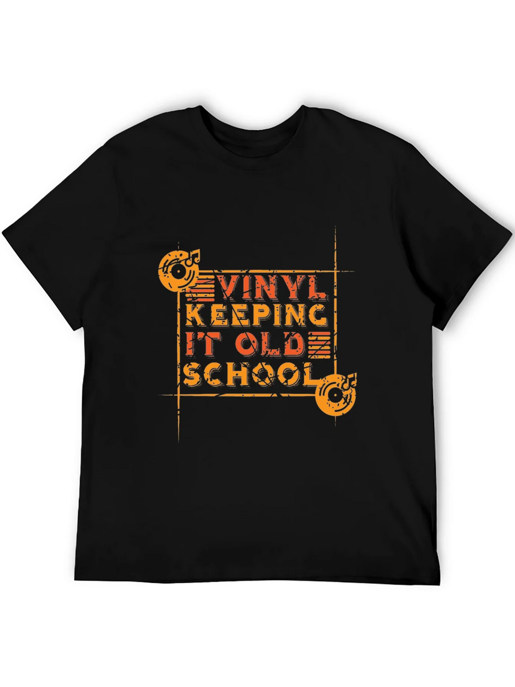 Vinyl Record Keeping It Old School Graphic Tee product image 5