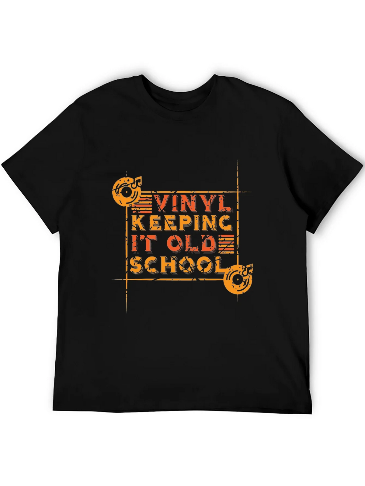 Vinyl Record Keeping It Old School Graphic Tee product image 5