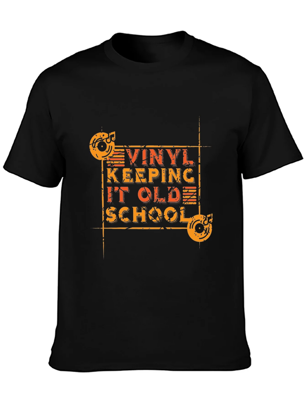 Vinyl Record Keeping It Old School Graphic Tee product image 3