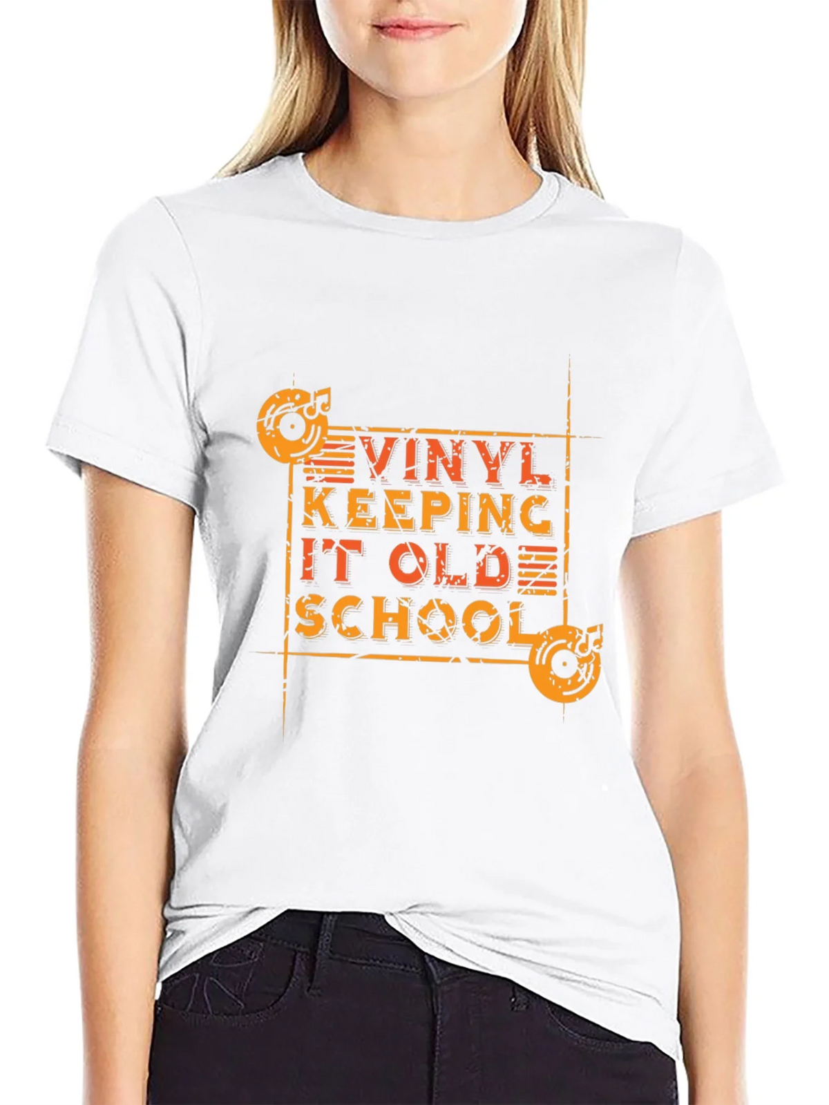 Vinyl Record Keeping It Old School Graphic Tee product image 7