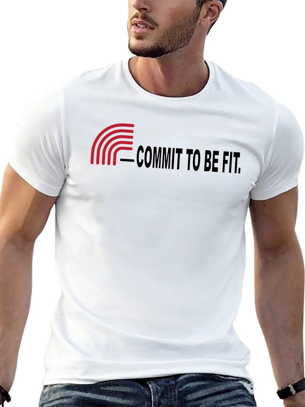 Commit to Be Fit Black T-Shirt product image 6