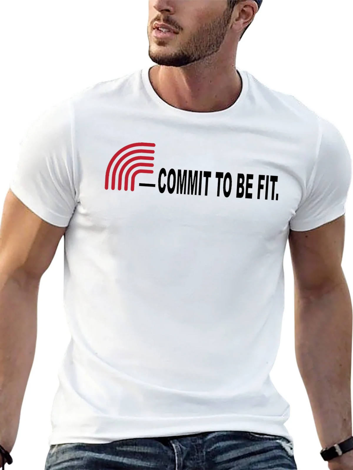 Commit to Be Fit Black T-Shirt product image 6