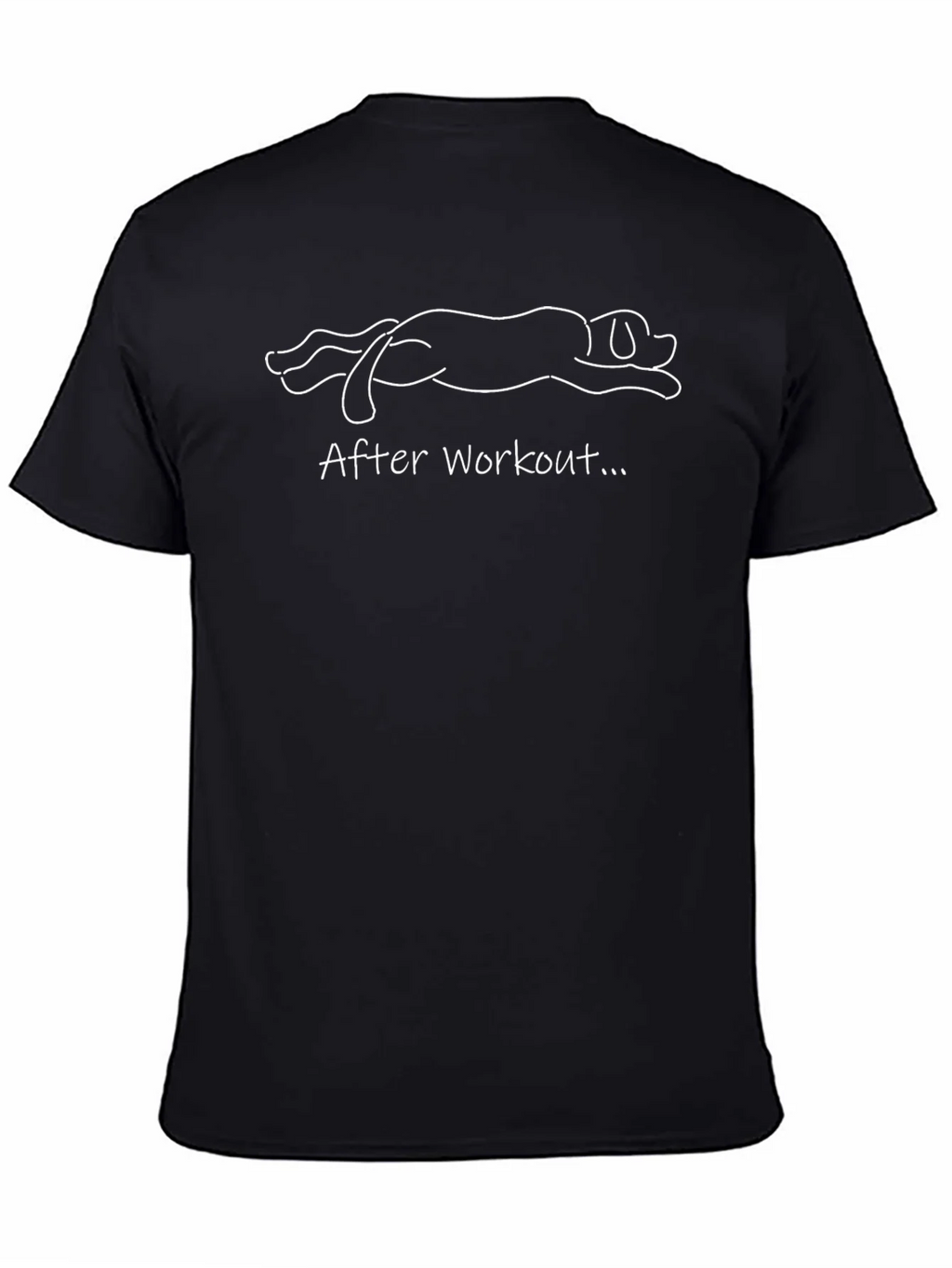 After Workout Dog Graphic T-Shirt product image 4