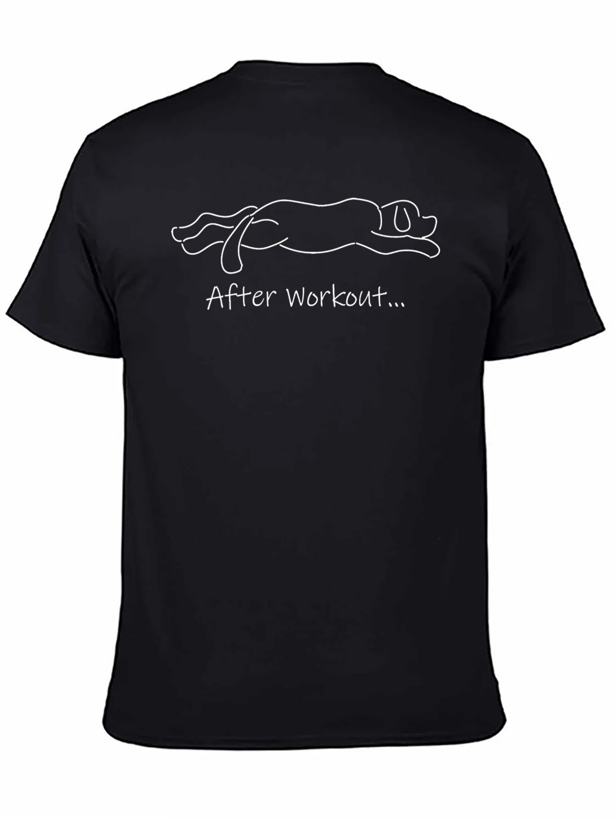 After Workout Dog Graphic T-Shirt product image 4