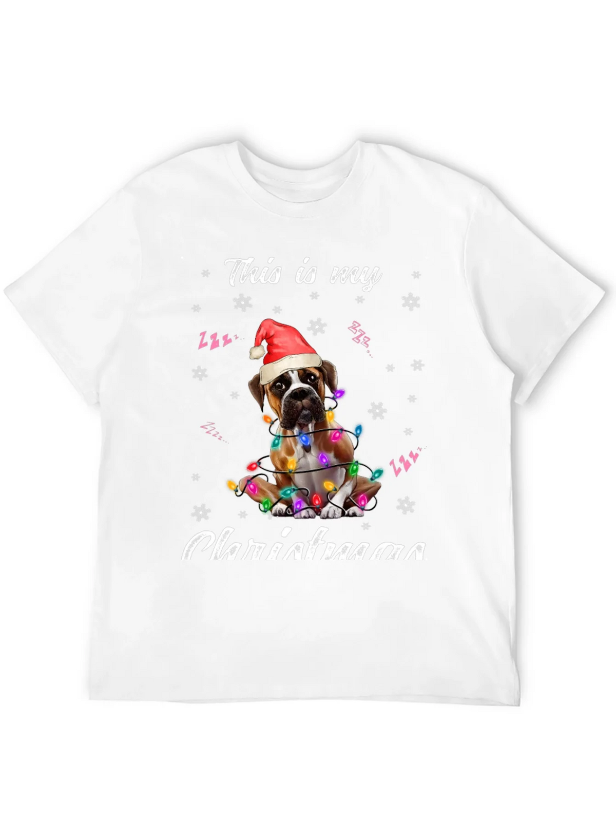 Christmas Boxer Dog T-Shirt