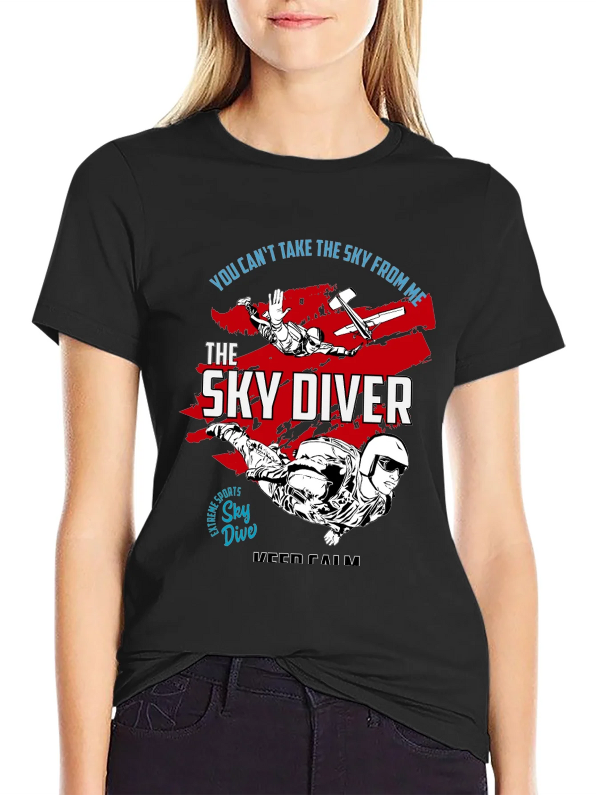 Skydiving T-Shirt - You Cant Take the Sky From Me! product image 2