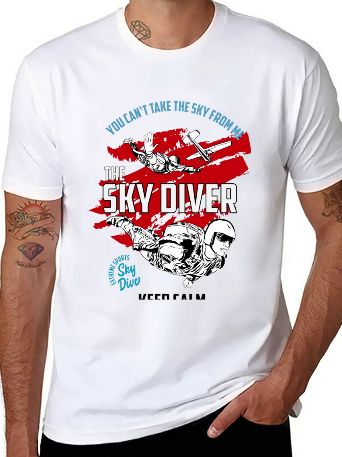 Skydiving T-Shirt - You Cant Take the Sky From Me! product image 7