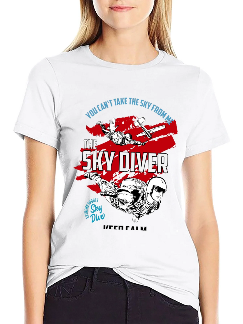 Skydiving T-Shirt - You Cant Take the Sky From Me! product image 8