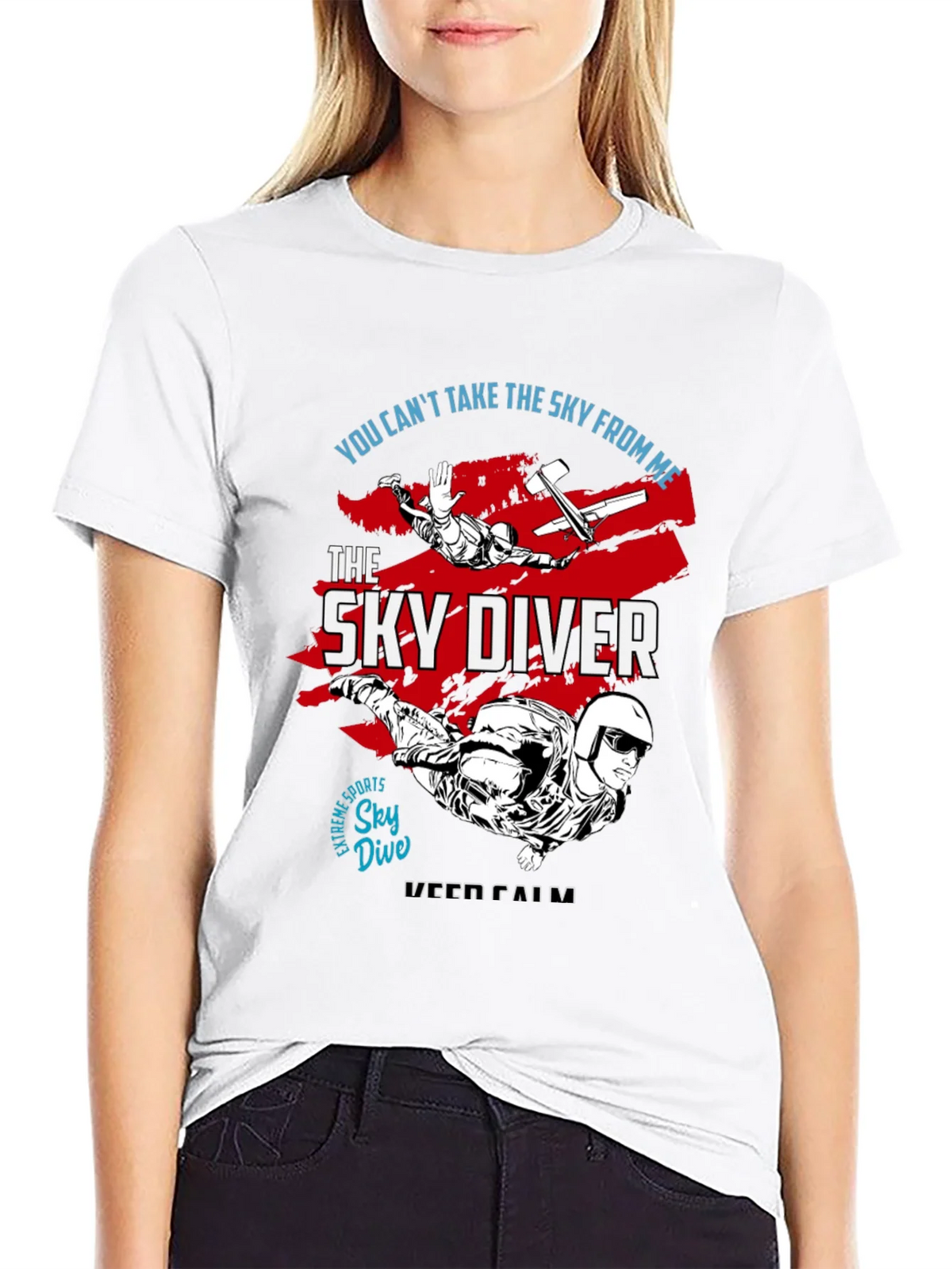 Skydiving T-Shirt - You Cant Take the Sky From Me! product image 8