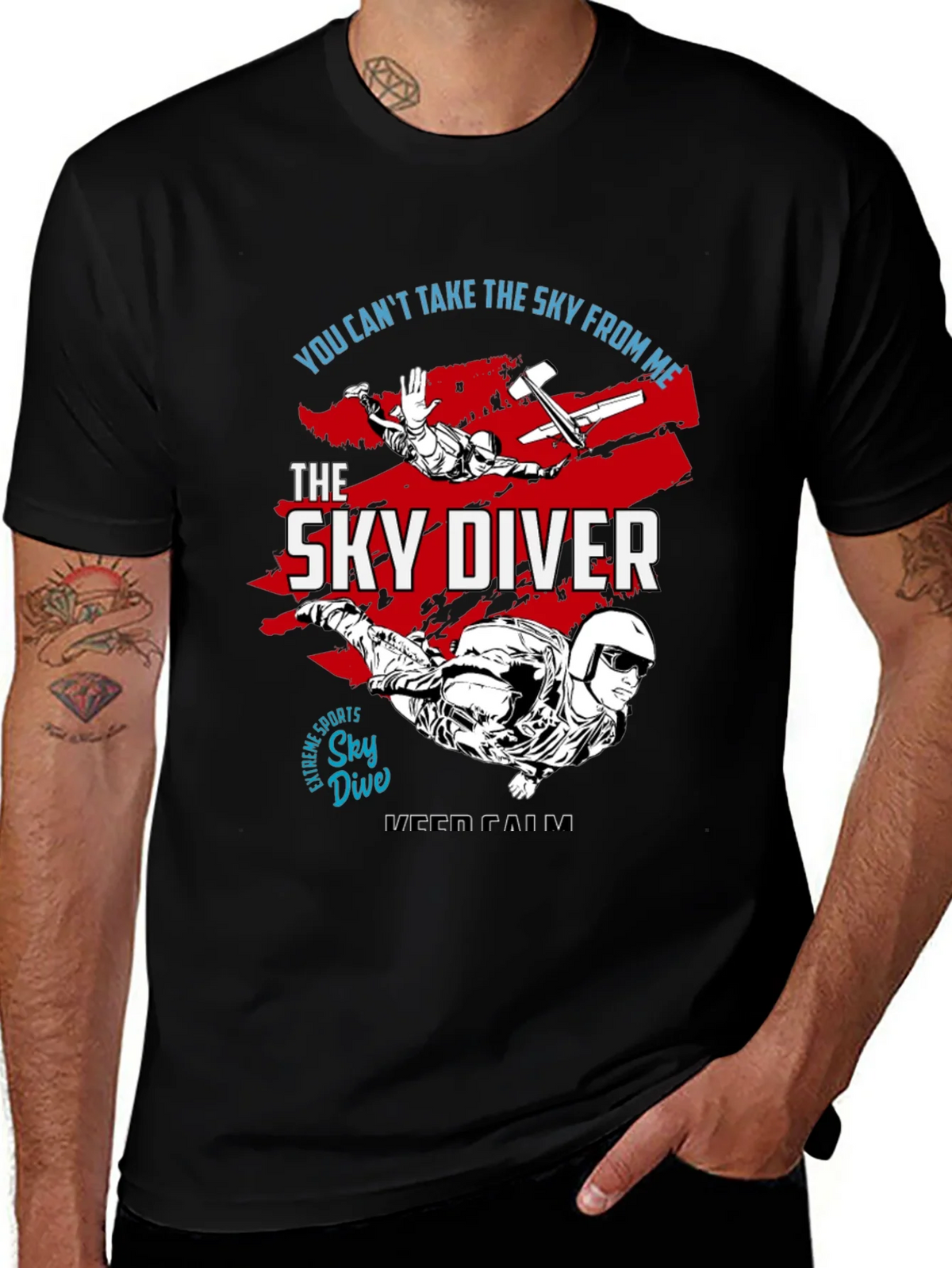 Skydiving T-Shirt - You Cant Take the Sky From Me! product image 1