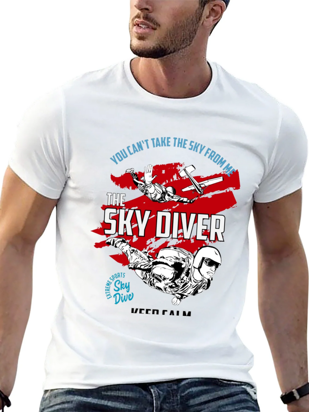 Skydiving T-Shirt - You Cant Take the Sky From Me! product image 12