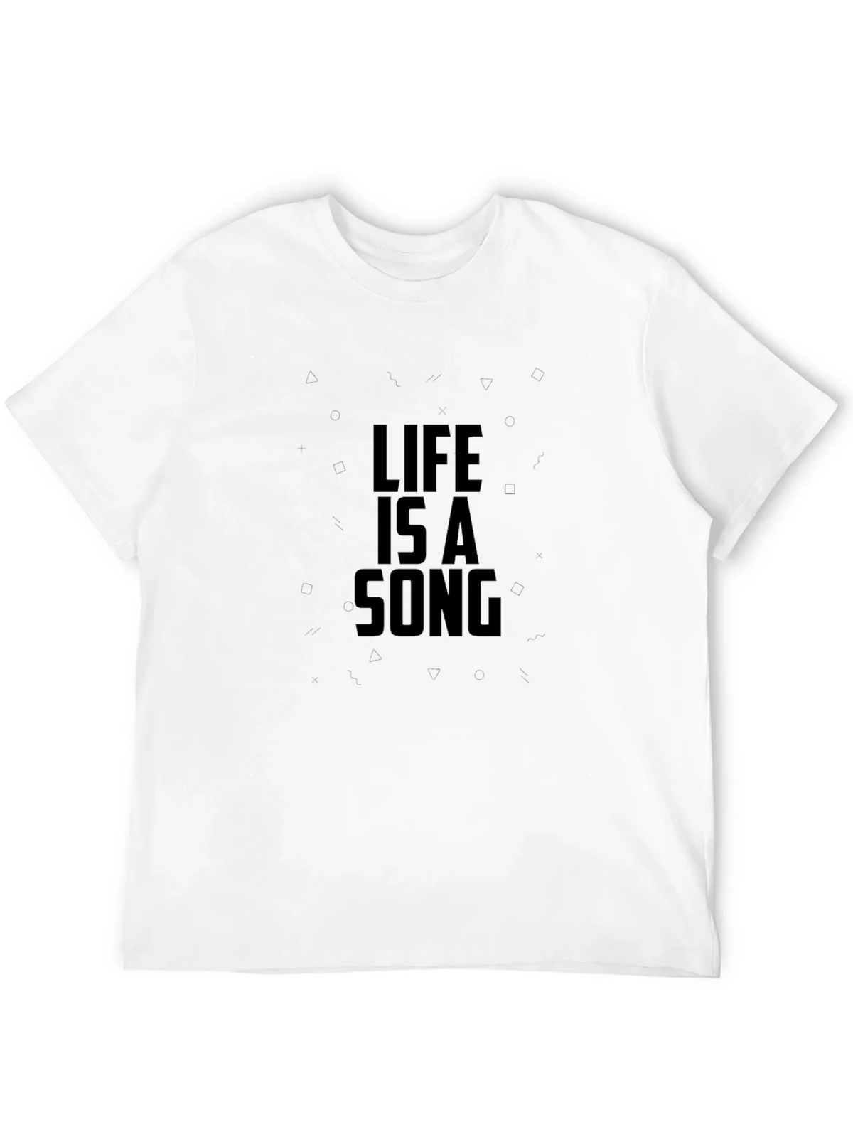 Life is a Song Black Graphic Tee product image 10