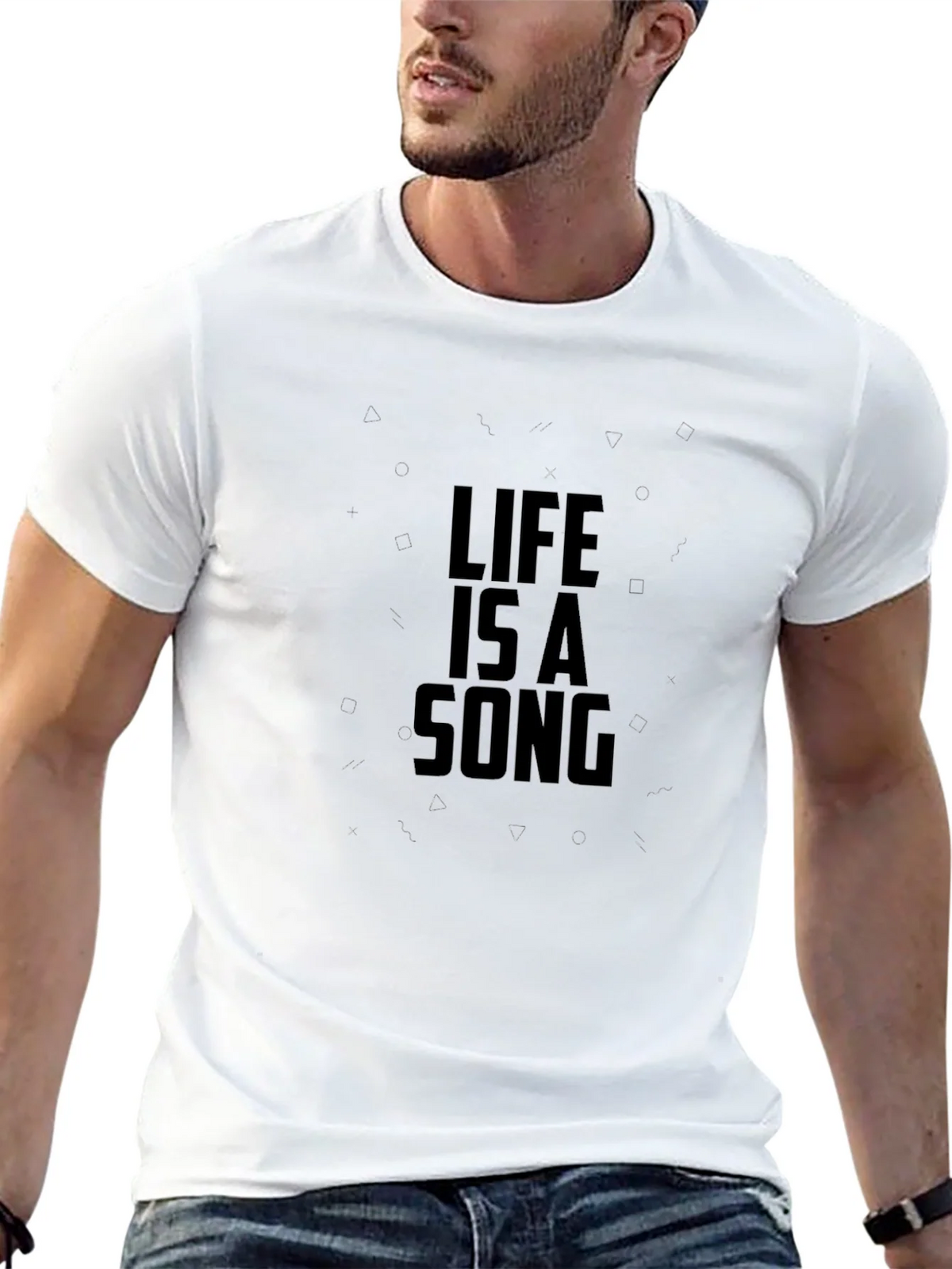 Life is a Song Black Graphic Tee product image 11